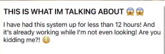 DM: system working in less than 12 hours